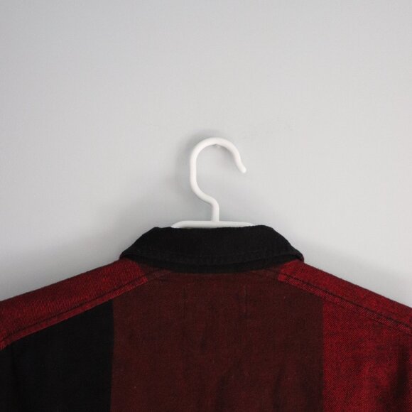 Wilfred Free Womens Red Sz S Plaid Buttoned Casual Layering Midi Dress - Picture 6 of 14